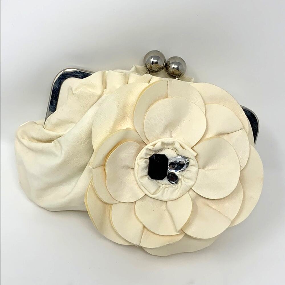Charlotte Russe Clutch Ivory Purse